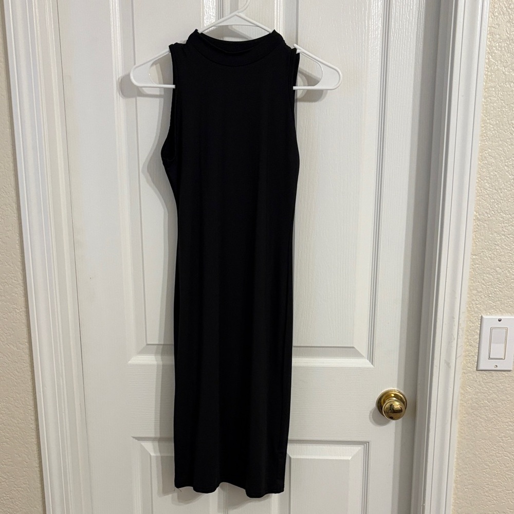 Elegant Black Sleeveless Dress SHEIN size s